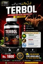 Terbol Capsules – Natural Male Vitality & Performance Support Supplement (30 Capsules) - Image 5