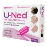 U-Ned Hair, Skin & Nails Support Capsules – Biotin, Vitamins & Nutrients for Beauty and Wellness